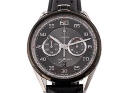 TAG Heuer Carrera Calibre 1887 CAR2C12.FC6327 (Unknown (random serial)) - Black dial 45 mm Steel case
