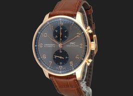 IWC Portuguese Chronograph IW371482 (2013) - Grey dial 41 mm Red Gold case