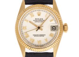 Rolex Datejust 6827 (1977) - Wit wijzerplaat 31mm Geelgoud