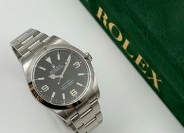 Rolex Explorer 214270 (2016) - Black dial 39 mm Steel case