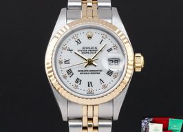Rolex Lady-Datejust 79173 (2000) - White dial 26 mm Gold/Steel case