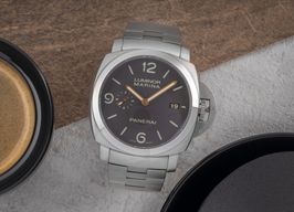 Panerai Luminor Marina 1950 3 Days Automatic PAM00352 (2013) - Brown dial 44 mm Titanium case
