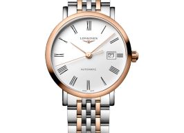Longines Elegant L4.310.5.18.7 (2026) - Wit wijzerplaat 29mm Goud/Staal