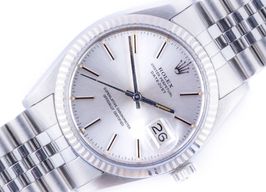 Rolex Datejust 36 16014 (1984) - Zilver wijzerplaat 36mm Staal