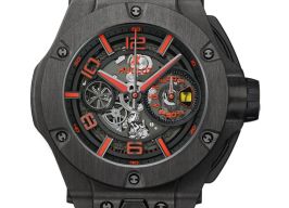 Hublot Big Bang Ferrari 402.QU.0113.WR (2024) - Transparant wijzerplaat 45mm Carbon