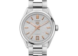 TAG Heuer Carrera Calibre 7 WBN231B.BA0001 (2023) - Zilver wijzerplaat 36mm Staal