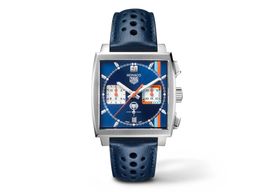 TAG Heuer Monaco CBL2115.FC6494 (2024) - Blauw wijzerplaat 39mm Staal