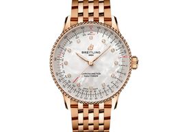 Breitling Navitimer R17327211A1R1 (2025) - Parelmoer wijzerplaat 36mm Roodgoud