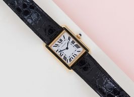 Cartier Tank Solo W5200002 (2013) - Zilver wijzerplaat 31mm Geelgoud