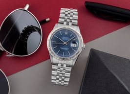 Rolex Datejust Turn-O-Graph 16264 (1991) - Blue dial 36 mm Steel case