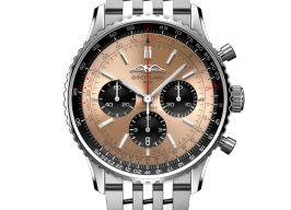 Breitling Navitimer 1 B01 Chronograph AB0138241K1A1 (2022) - Rood wijzerplaat 43mm Staal
