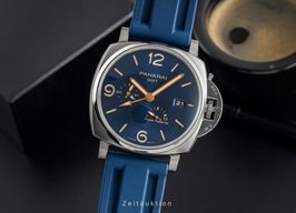 Panerai Luminor Due PAM00964 (Onbekend (willekeurig serienummer)) - Blauw wijzerplaat 45mm Titanium