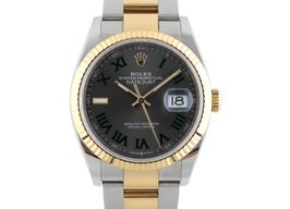 Rolex Datejust 41 126333 (2021) - Grey dial 41 mm Gold/Steel case