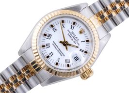 Rolex Lady-Datejust 69173 (1990) - White dial 26 mm Gold/Steel case