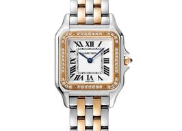 Cartier Panthère W3PN0007 (2024) - Zilver wijzerplaat 37mm Goud/Staal