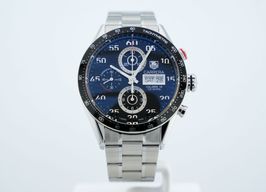 TAG Heuer Carrera Calibre 16 CV2A10 (Onbekend (willekeurig serienummer)) - Zwart wijzerplaat 43mm Staal