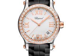 Chopard Happy Sport 278590-6003 (2023) - White dial 30 mm Rose Gold case