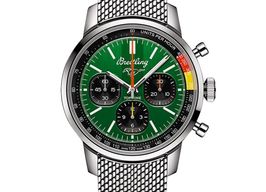 Breitling Top Time AB01762A1L1A1 (2024) - Groen wijzerplaat 41mm Staal