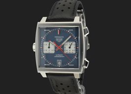 TAG Heuer Monaco Calibre 11 CAW211P.FC6356 (Onbekend (willekeurig serienummer)) - Blauw wijzerplaat 39mm Staal