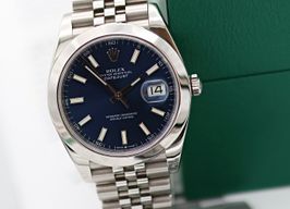 Rolex Datejust 41 126300 (Unknown (random serial)) - Blue dial 41 mm Steel case