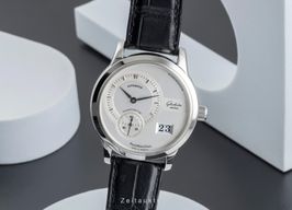 Glashütte Original PanoMaticDate 1-90-01-02-02-04 (2008) - Zilver wijzerplaat 40mm Staal