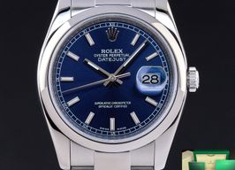 Rolex Datejust 36 116200 (2017) - Blauw wijzerplaat 36mm Staal