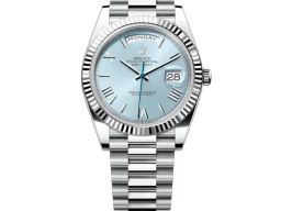 Rolex Day-Date 40 228236 (2024) - Blue dial 40 mm Platinum case