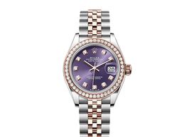 Rolex Lady-Datejust 279381RBR (2025) - Purple dial 28 mm Steel case
