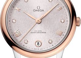 Omega De Ville 434.23.34.20.52.003 (2024) - Pink dial 34 mm Gold/Steel case