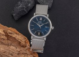 IWC Portofino Automatic IW356506 (Unknown (random serial)) - Black dial 40 mm Steel case