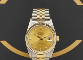 Rolex Datejust 36 16233 (1990) - Gold dial 36 mm Gold/Steel case