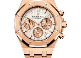 Audemars Piguet Royal Oak Chronograph 26315OR.OO.1256OR.01 (2025) - Zilver wijzerplaat 38mm Roségoud