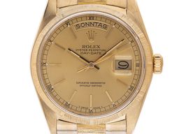 Rolex Day-Date 36 18078 (1985) - Champagne dial 36 mm Yellow Gold case
