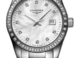 Longines Conquest Classic L2.286.0.87.6 (2026) - Parelmoer wijzerplaat 30mm Staal