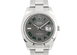 Rolex Datejust 41 126334 (2019) - Grijs wijzerplaat 41mm Staal