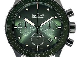 Blancpain Fifty Fathoms Bathyscaphe 5200-0153-B52A (2023) - Green dial 43 mm Ceramic case