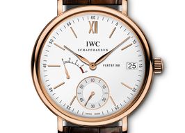 IWC Portofino Hand-Wound IW510107 (2023) - Zilver wijzerplaat 45mm Roségoud