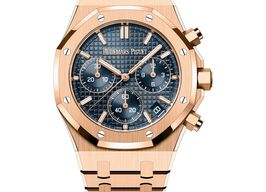 Audemars Piguet Royal Oak Chronograph 26240OR.OO.1320OR.05 (2025) - Blue dial 41 mm Rose Gold case