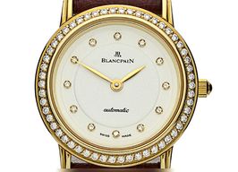 Blancpain Villeret 0096-0018-028 (2009) - White dial 26 mm Yellow Gold case