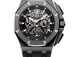 Audemars Piguet Royal Oak Offshore Tourbillon Chronograph 26407TI.GG.A002CA.01 (2025) - Transparent dial 44 mm Titanium case