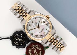 Rolex Datejust 36 16233 (2000) - Pearl dial 36 mm Gold/Steel case
