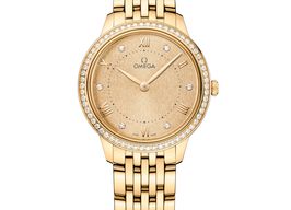 Omega De Ville 434.55.30.60.58.001 (2025) - Champagne dial 30 mm Yellow Gold case