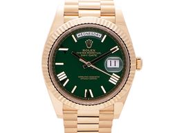 Rolex Day-Date 40 228238 (2024) - Green dial 40 mm Yellow Gold case