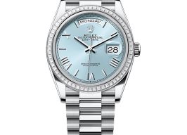 Rolex Day-Date 36 128396TBR (2025) - Blauw wijzerplaat 36mm Platina