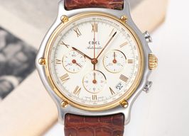 Ebel 1911 1134901 (1990) - White dial 39 mm Gold/Steel case