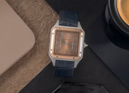 Cartier Santos Dumont W2SA0027 (Unknown (random serial)) - Pink dial 31 mm