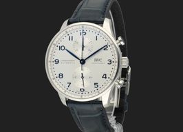 IWC Portuguese Chronograph IW371605 (2024) - Zilver wijzerplaat 41mm Staal