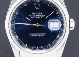Rolex Datejust 36 16220 (2000) - Blauw wijzerplaat 36mm Staal