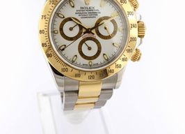 Rolex Daytona 116523 (2004) - White dial 40 mm Gold/Steel case