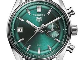 TAG Heuer Carrera CBS2211.FC6545 (2025) - Green dial 39 mm Steel case